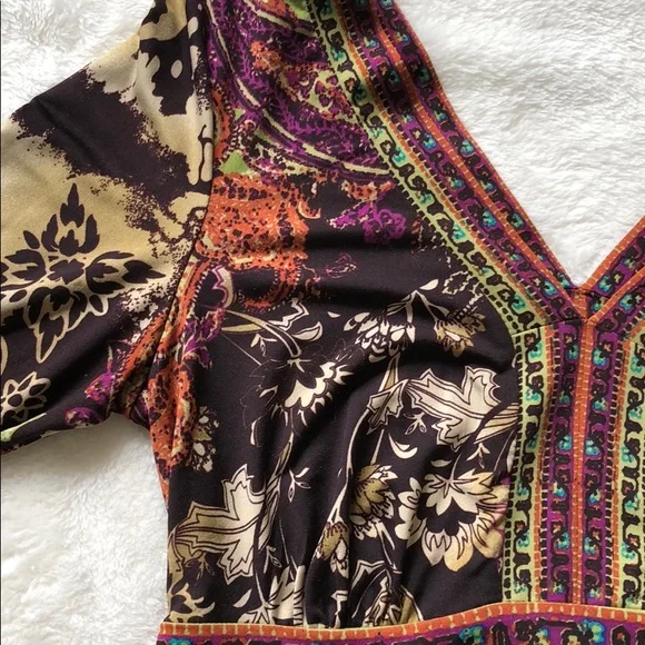 ECI print dress w tie back - Picture 3 of 6